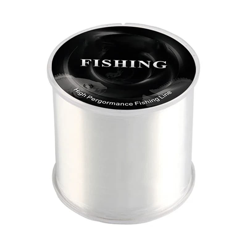 Ligne de pêche 500M nylon 100% super résistant multifilament non fluorocarbone pour tous poissons