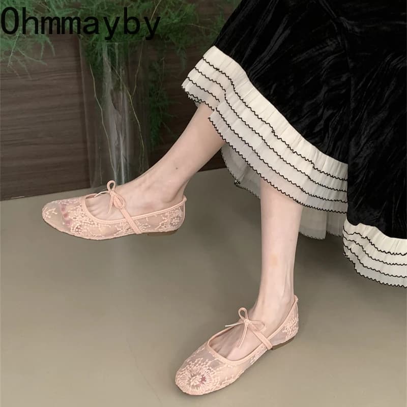 Chaussures femme Mary Jane lacets printemps 2026 confortables semelle souple pour pêche élégante