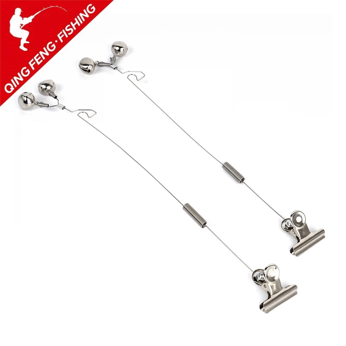 Cloches alarme pêche acier inoxydable - accessoires outils pêche carpe indicateurs morsure