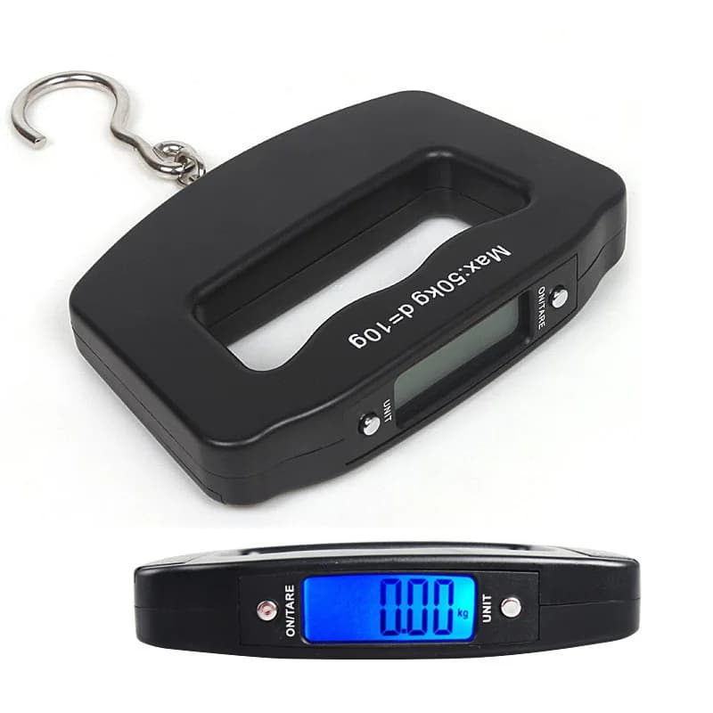 Balance portable main 50kg/10g pour pêche voyage - Échelle digitale crochet précision grammes livraison