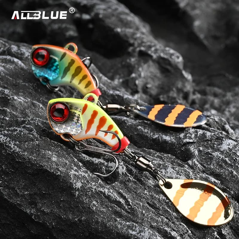 Leurre métal ALLBLUE CYCLONE spinner vibration shore casting pour pêche jigging leurre artificiel