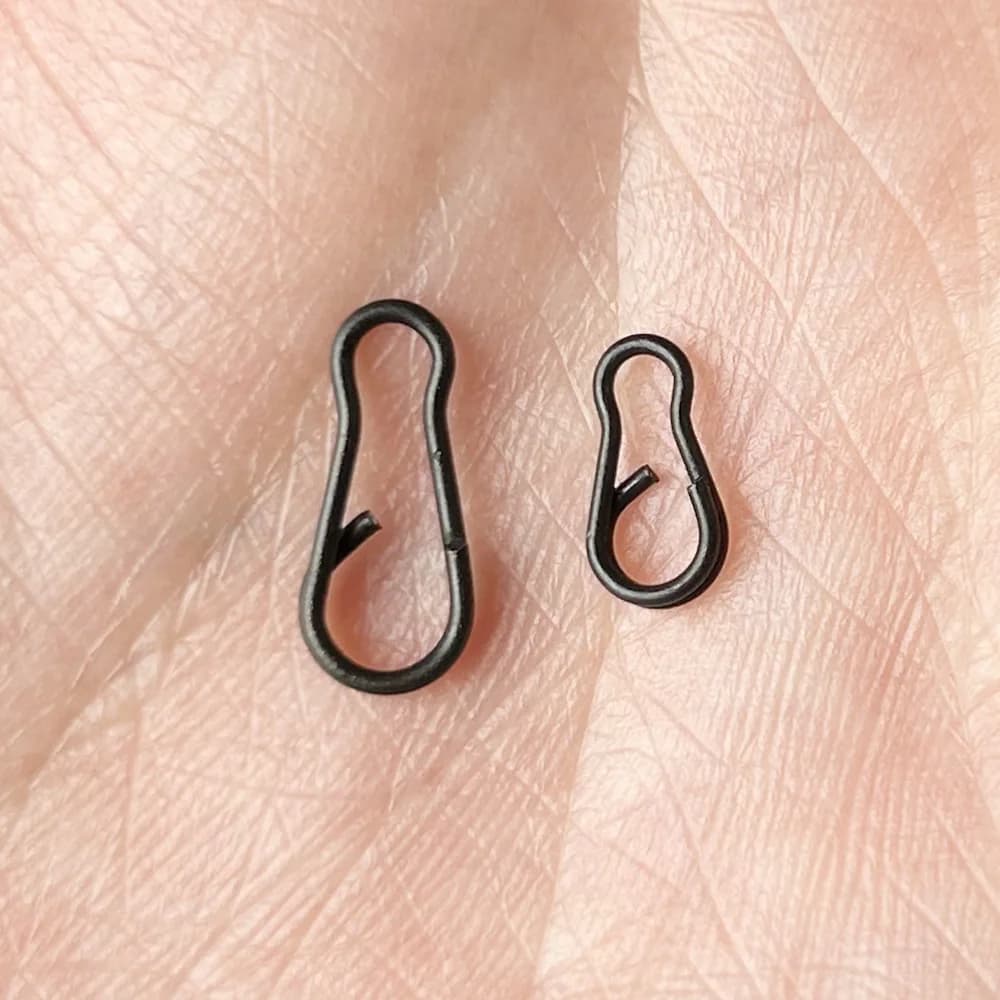 40 clips rapides et émerillons pour terminal tackle carpe - Accessoires de pêche à changement rapide