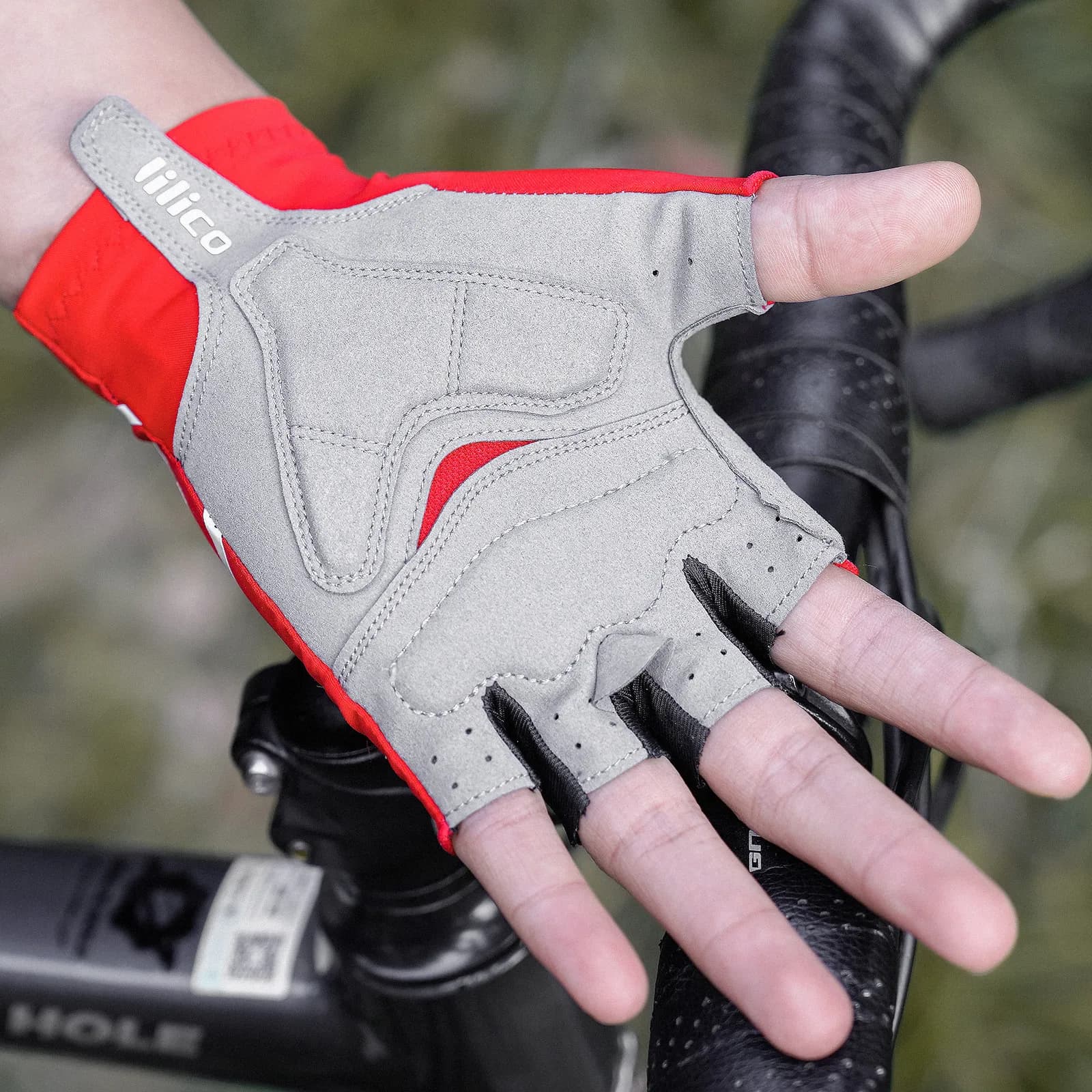 Gants cyclisme Breaking Wind demi-doigts - Performance aérodynamique pour course et VTT
