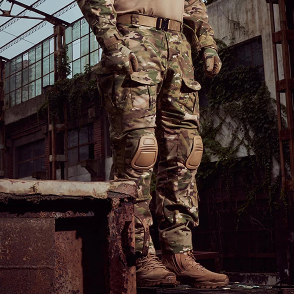 Pantalon combat camouflage cargo tactique randonnée pêche entraînement multicam homme