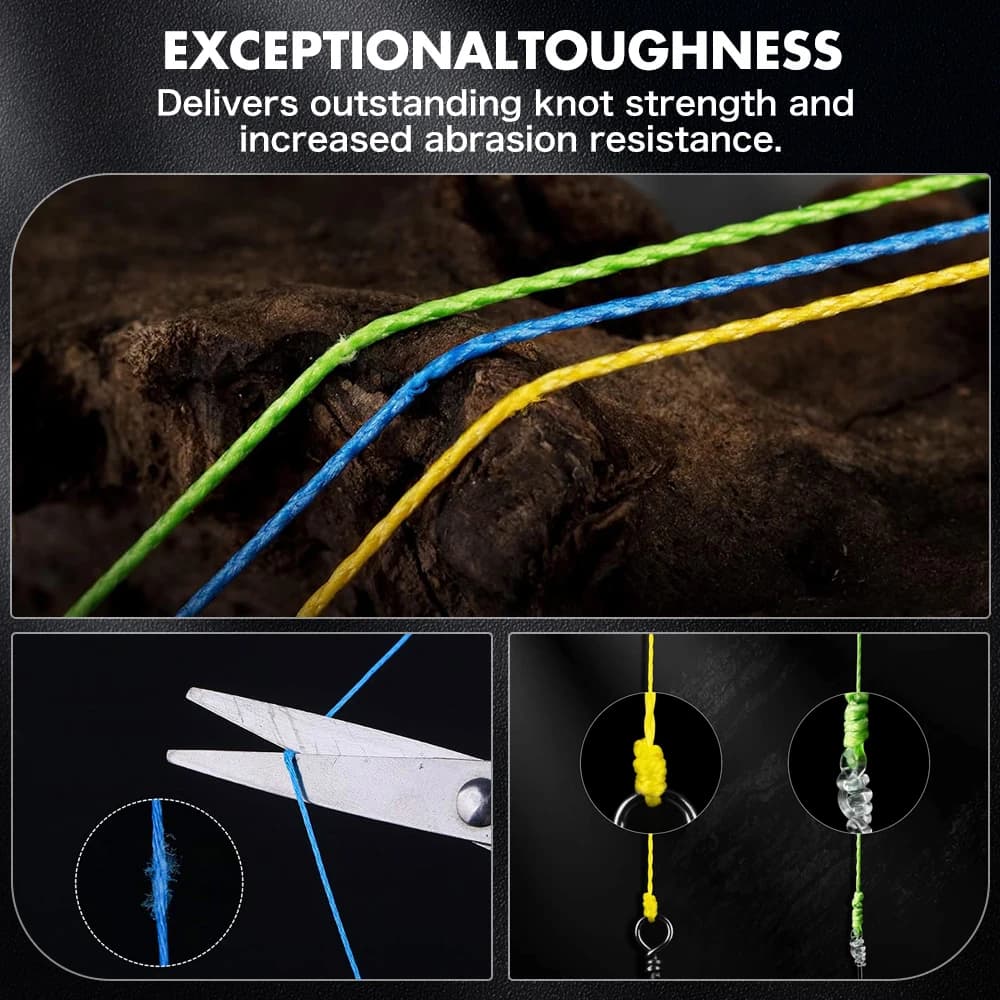 Fil de pêche PE tressé ZUKIBO 4 brins 500m - Ligne multifilament japonaise douce pour pêche carpe