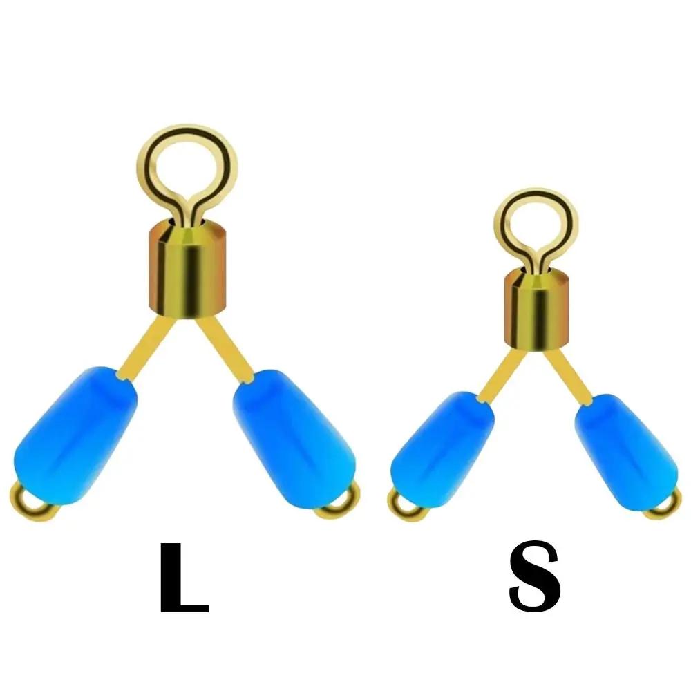 5 outils de montage pour pêche - Connecteur double hameçon type eight avec système de bifurcation de ligne