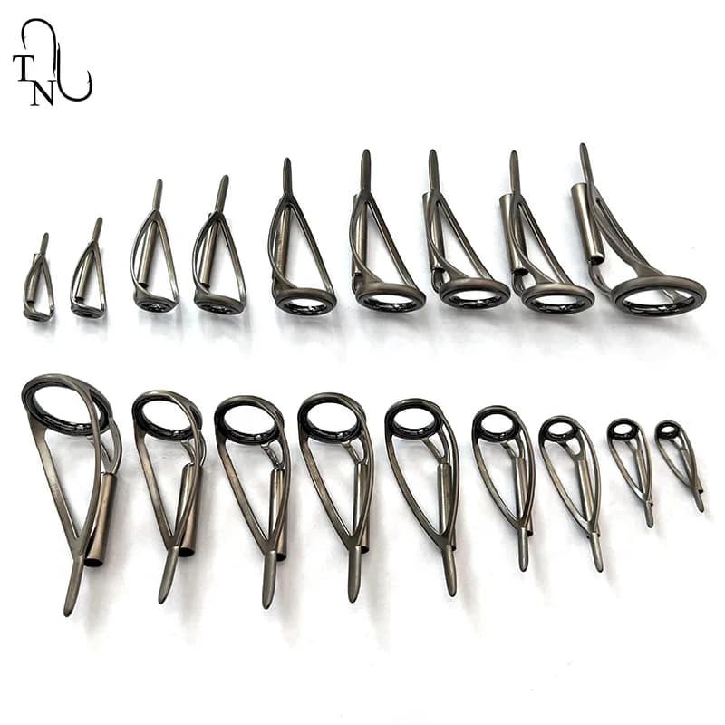 Kit 5 pièces TN99 TUCRLST anneaux guidon canne pêche rechange réparation eau salée