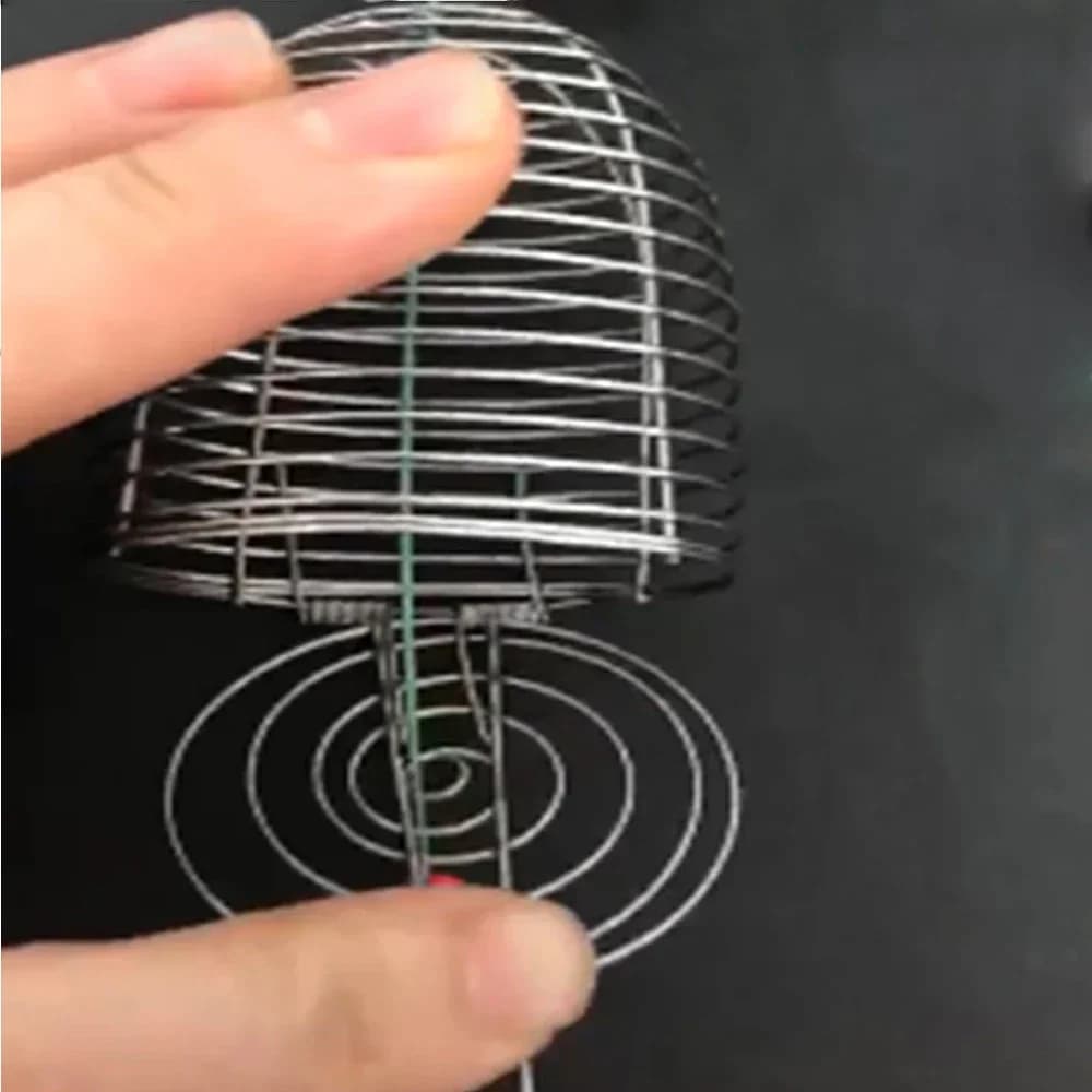 Lot de 5 cages à appâts pêche en acier inoxydable pour amorce feeder et leurres accessoires