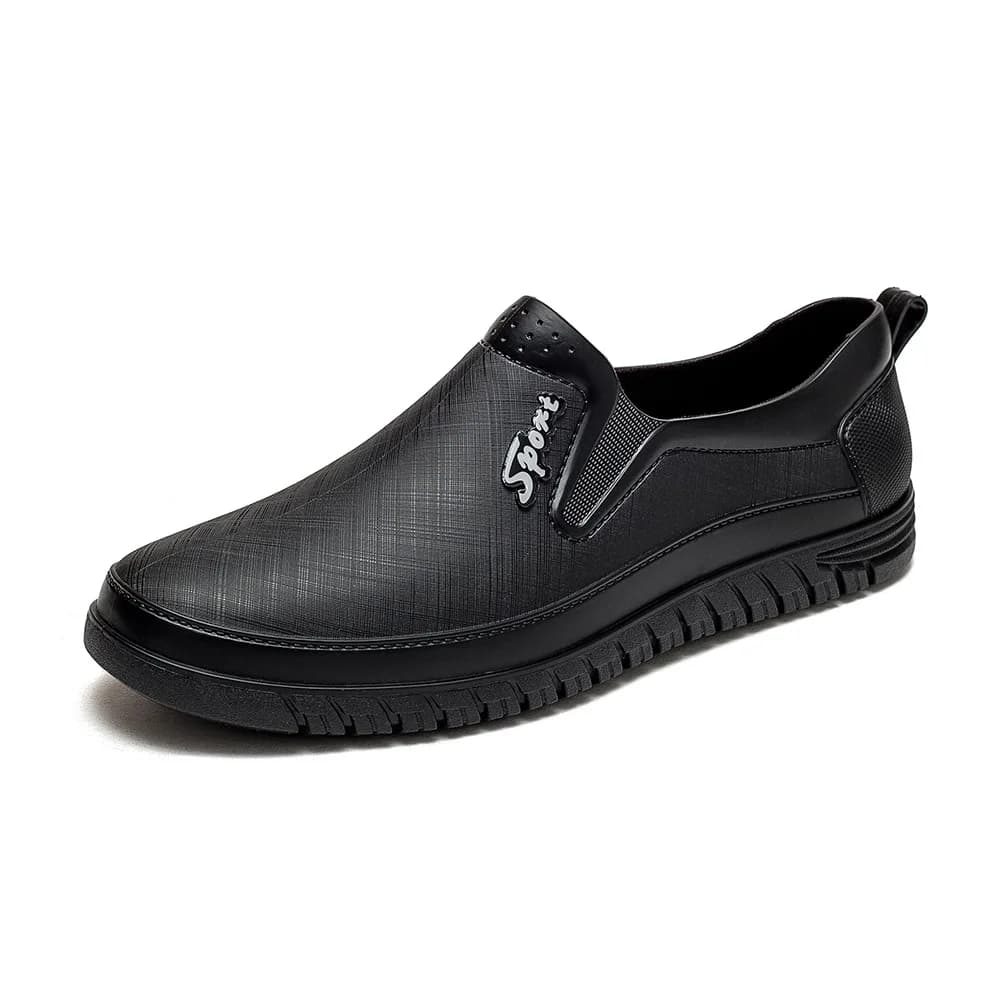 Bottes de pluie hiver 2024 cheville homme - Chaussures vadrouille souples imperméables antidérapantes mode