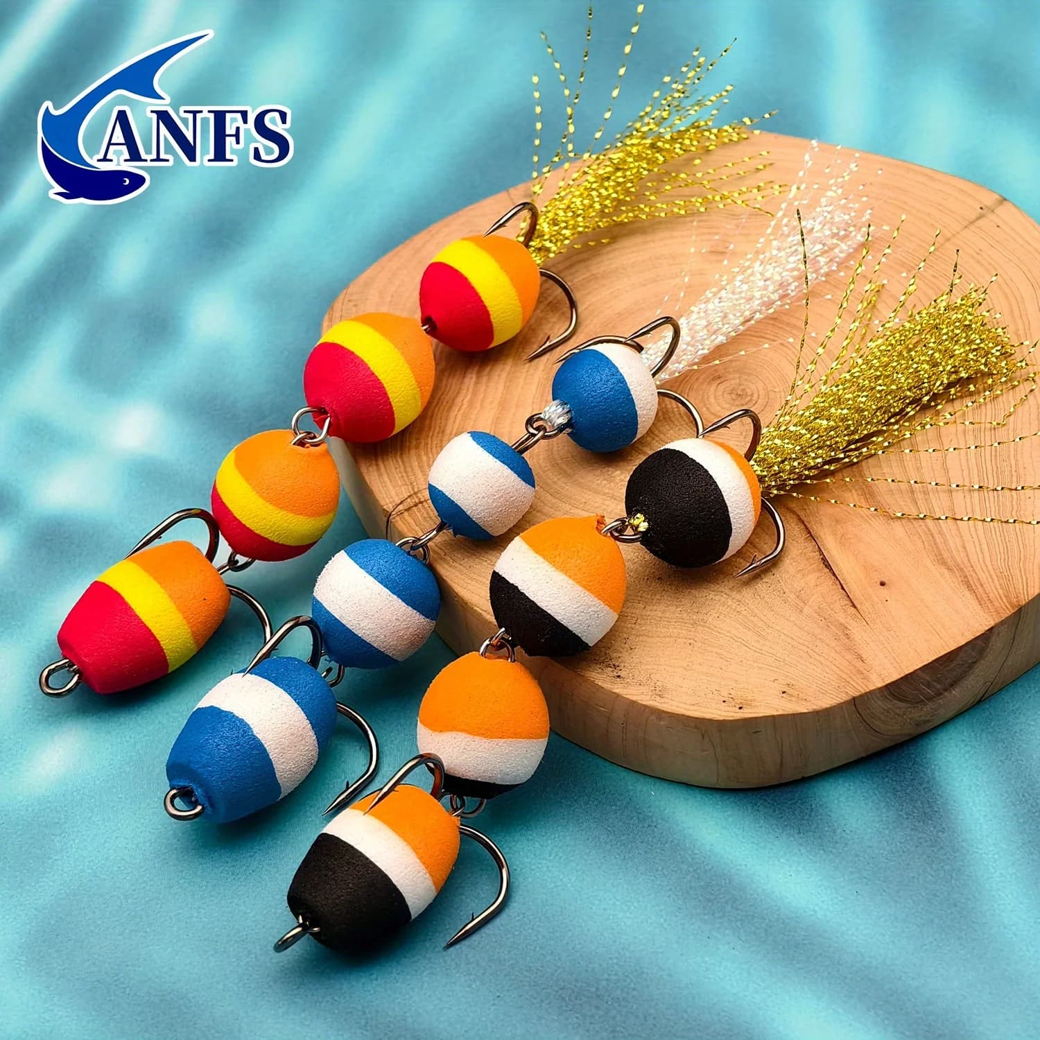 Kit 4 méthodes flottantes carpe avec hameçons, feeder et leurres EVA pour silure