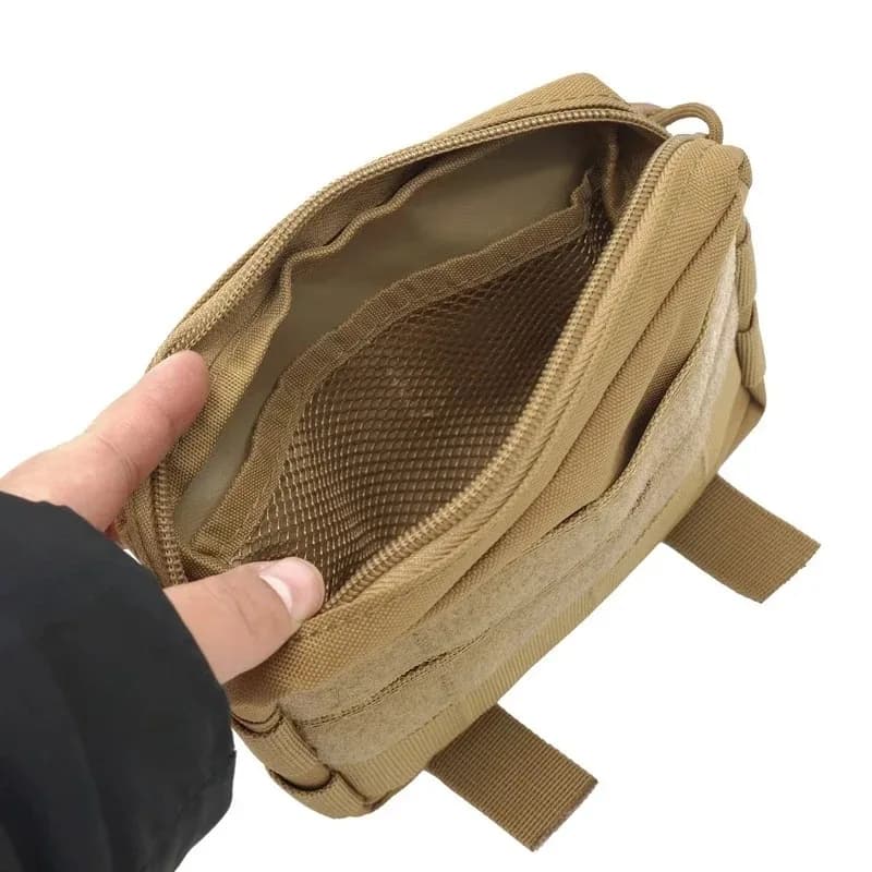 Pochette tactique EDC avec système MOLLE pour chasse et randonnée - Organisation multifonction