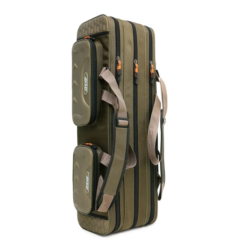 Sac rigide multifonction pour cannes pêche 2/3/4 couches 80-130cm rangement équipement chasse