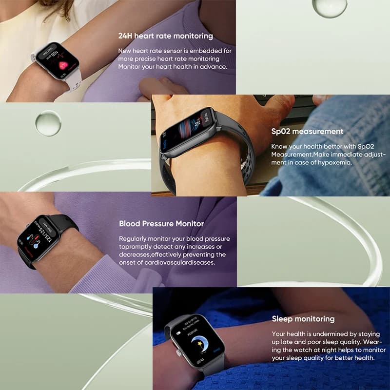 Watch 5 Global Version unisexe : Écran AMOLED toujours visible, GPS et étanche pour sport