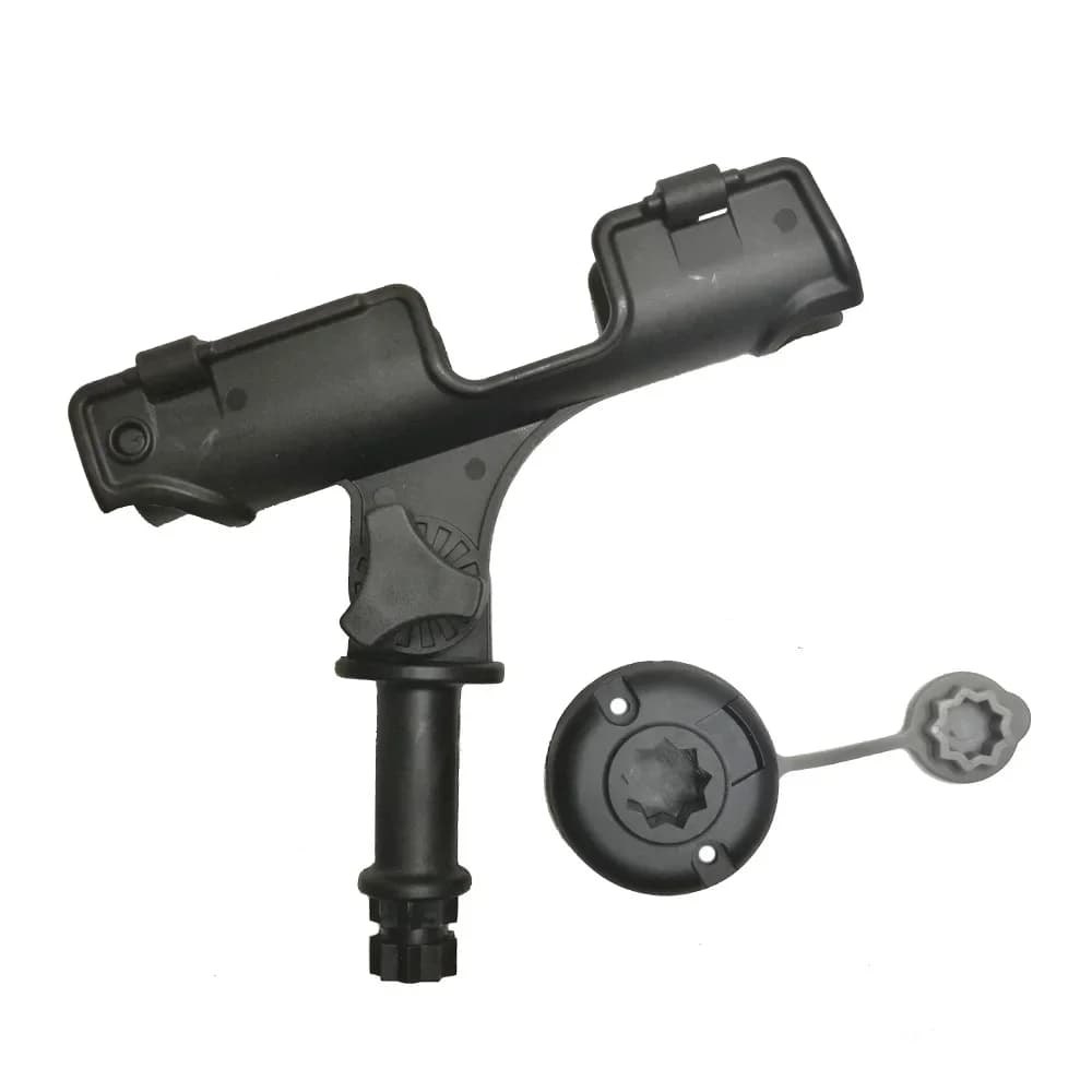 Support canne pêche rotatif 360° nylon kayak bateau à rames pêche sportive