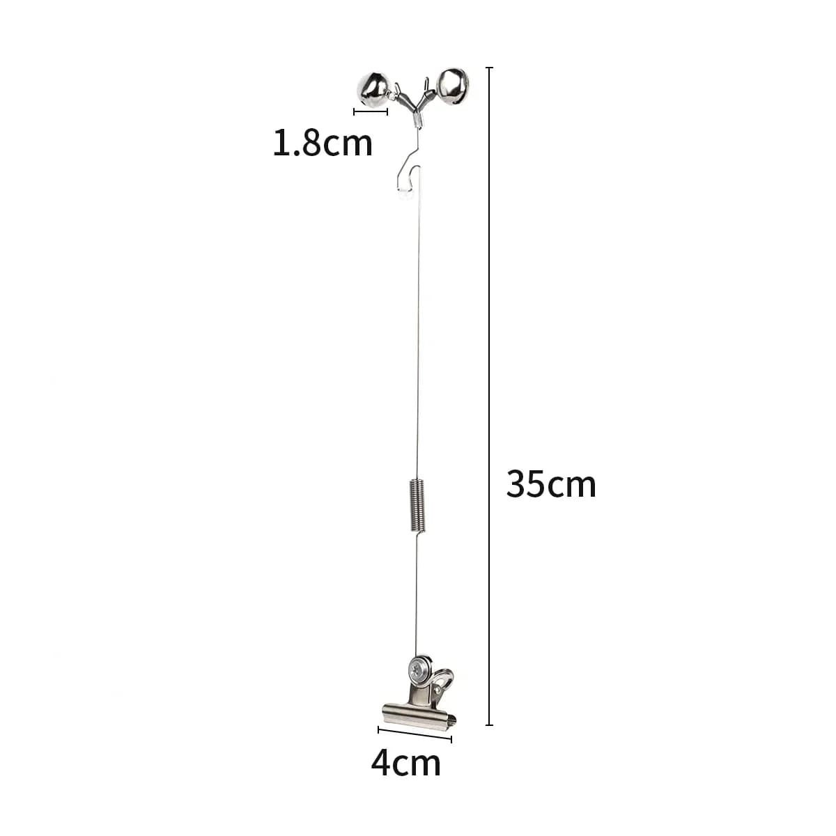 Cloches alarme pêche acier inoxydable - accessoires outils pêche carpe indicateurs morsure