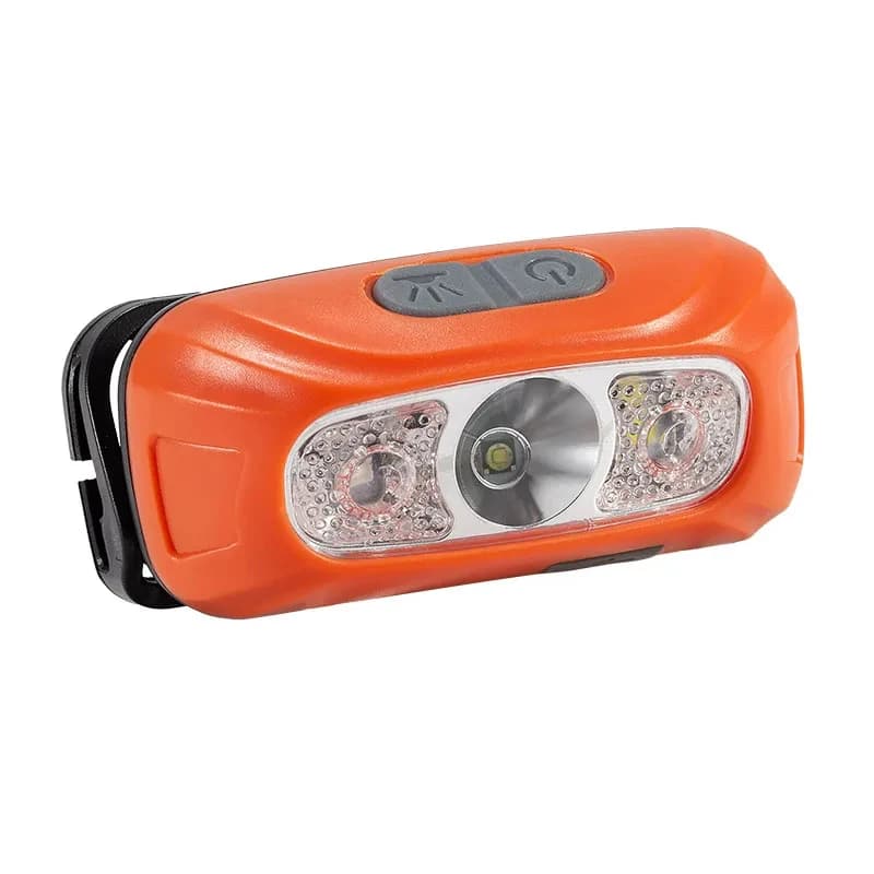 Lampe frontale détecteur de mouvement rechargeable HOMEFISH COB étanche pour pêche nocturne