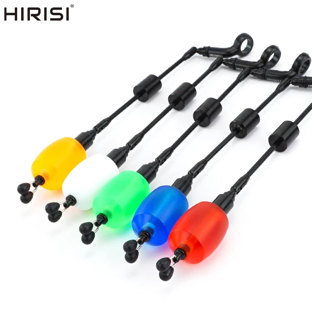 Indicateur Swingers Hirisi avec clip ligne PTFE pour alarme pêche carpe - Accessoires de pêche