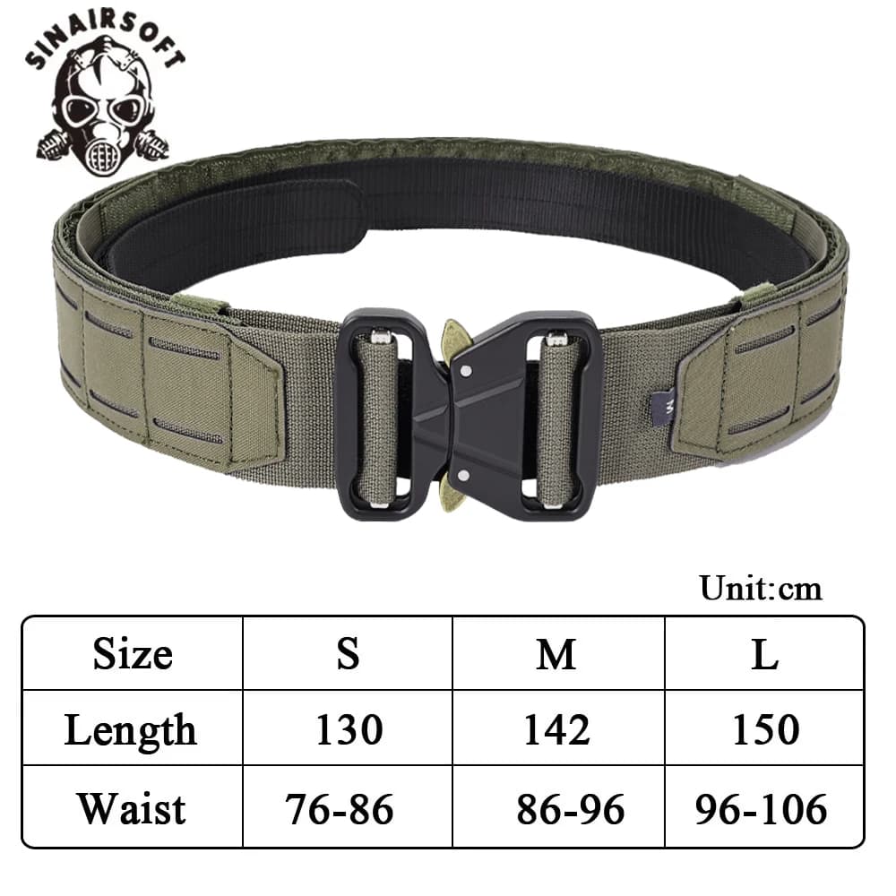 Ceinture tactique 2 pouces quick release SINAIRSOFT multicam - Accessoire pêche chasse laser MOLLE