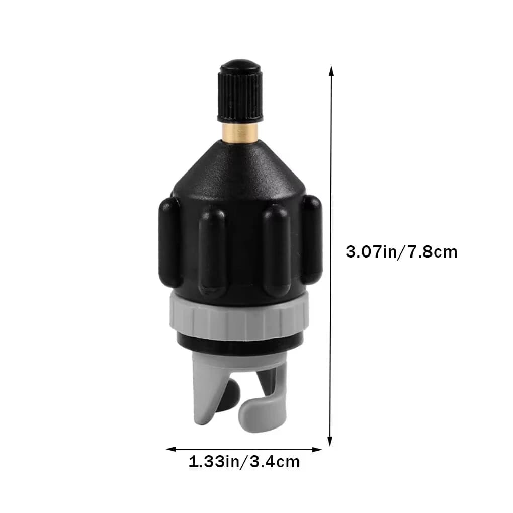 Adaptateur valve air DIZETION étanche résistant pour pompe kayak bateau gonflable pêche