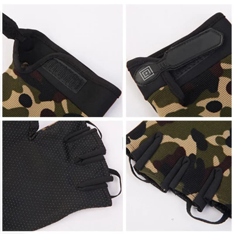 Gants pêche été respirants homme femme - Gants vélo légers anti-dérapant doigts pleins ou découpés