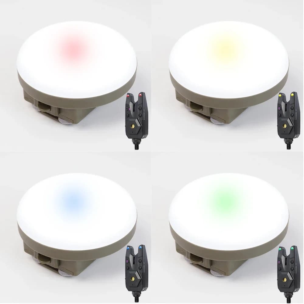 Kit alarme sans fil carpe Hirisi avec lampe camping étanche indicateur touches S7-4D accessoires carpfishing