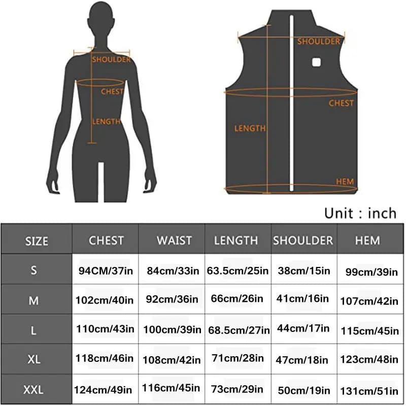 Veste chauffante femme 9 zones graphene pour camping et sport chauffage USB manteau hiver