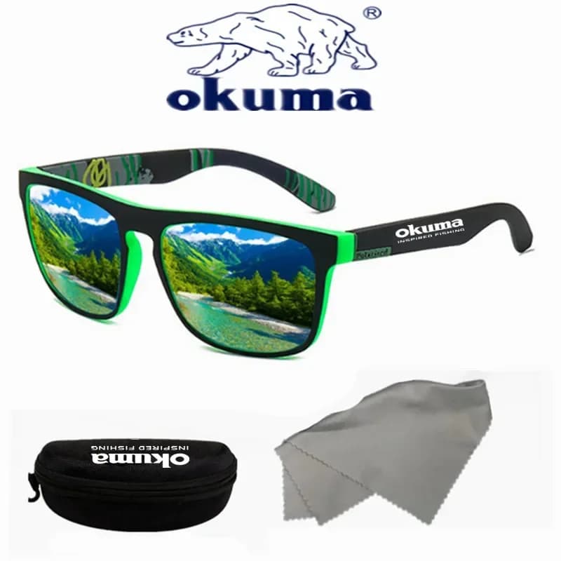 Lunettes de soleil polarisées Okuma UV400 - Pêche, chasse, vélo - Protection optimale outdoor