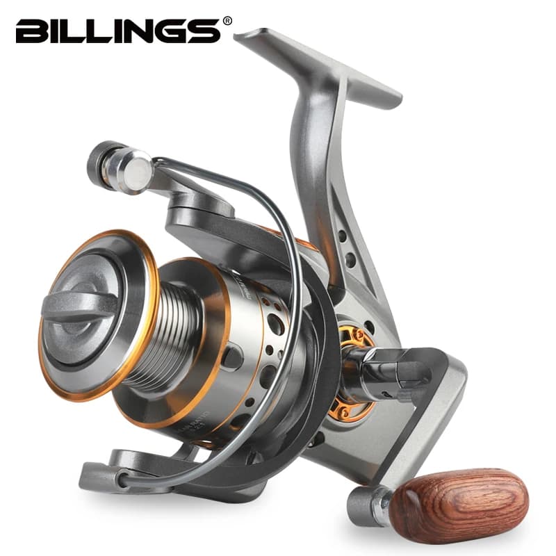 BILLINGS DC 1000~7000 Series,5.2:1 Gear Ratio,26LB Max Drag,CNC Metal Spool,Spin