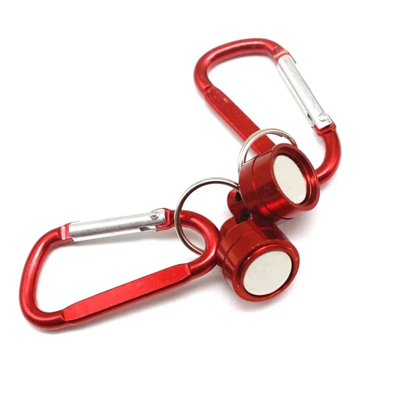 Mousquetons magnétiques pour équipement de pêche - Fermeture puissante pour accessoires outdoor