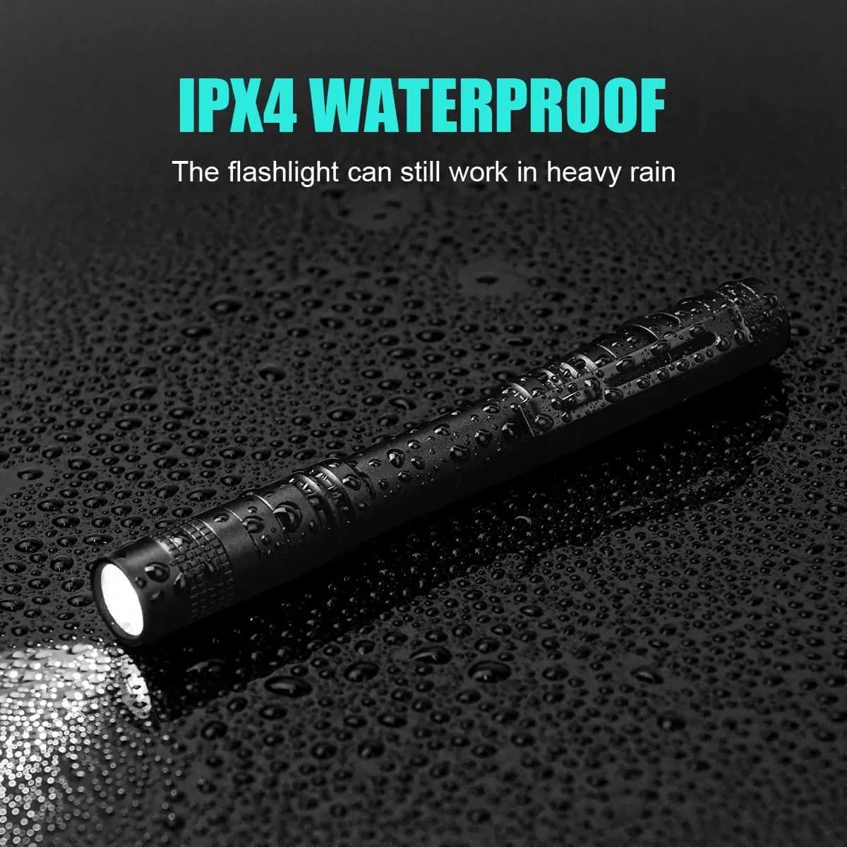 Lampe de poche LED portable étanche mini pour camping randonnée dépannage voiture urgence maison