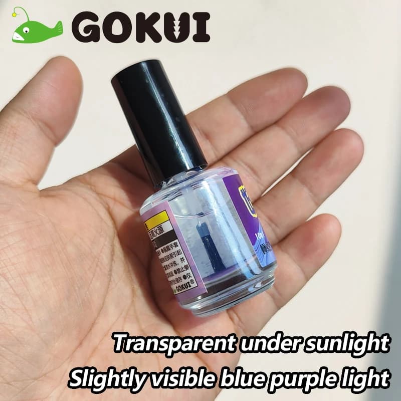 Peinture fluorescente GOKUI UV pour leurres DIY - Revêtement biomimétique magique pour attirer les poissons