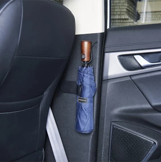 Support parapluie voiture multifonction - Fixation coffre et intérieur auto avec clip et crochet