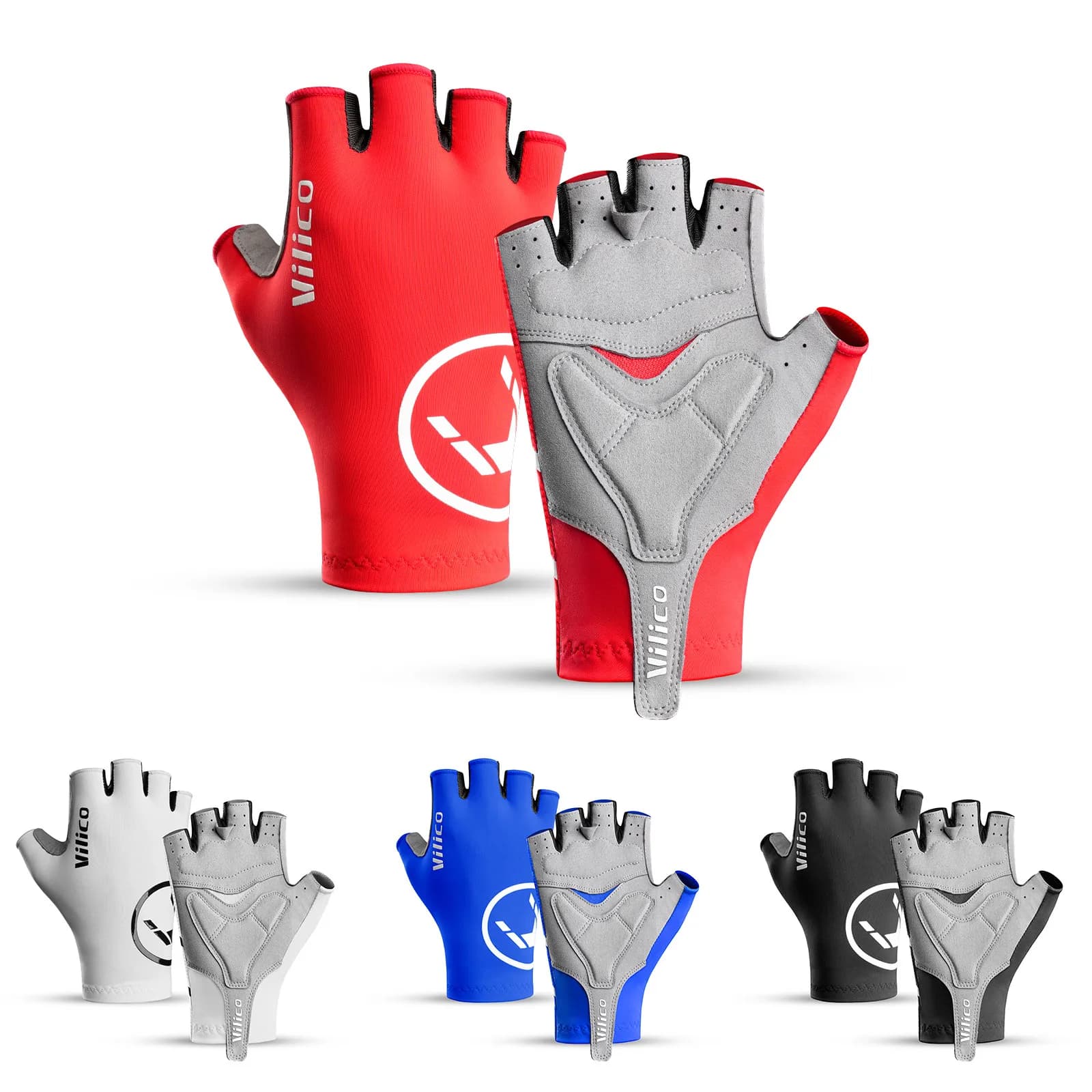 Gants cyclisme Breaking Wind demi-doigts - Performance aérodynamique pour course et VTT