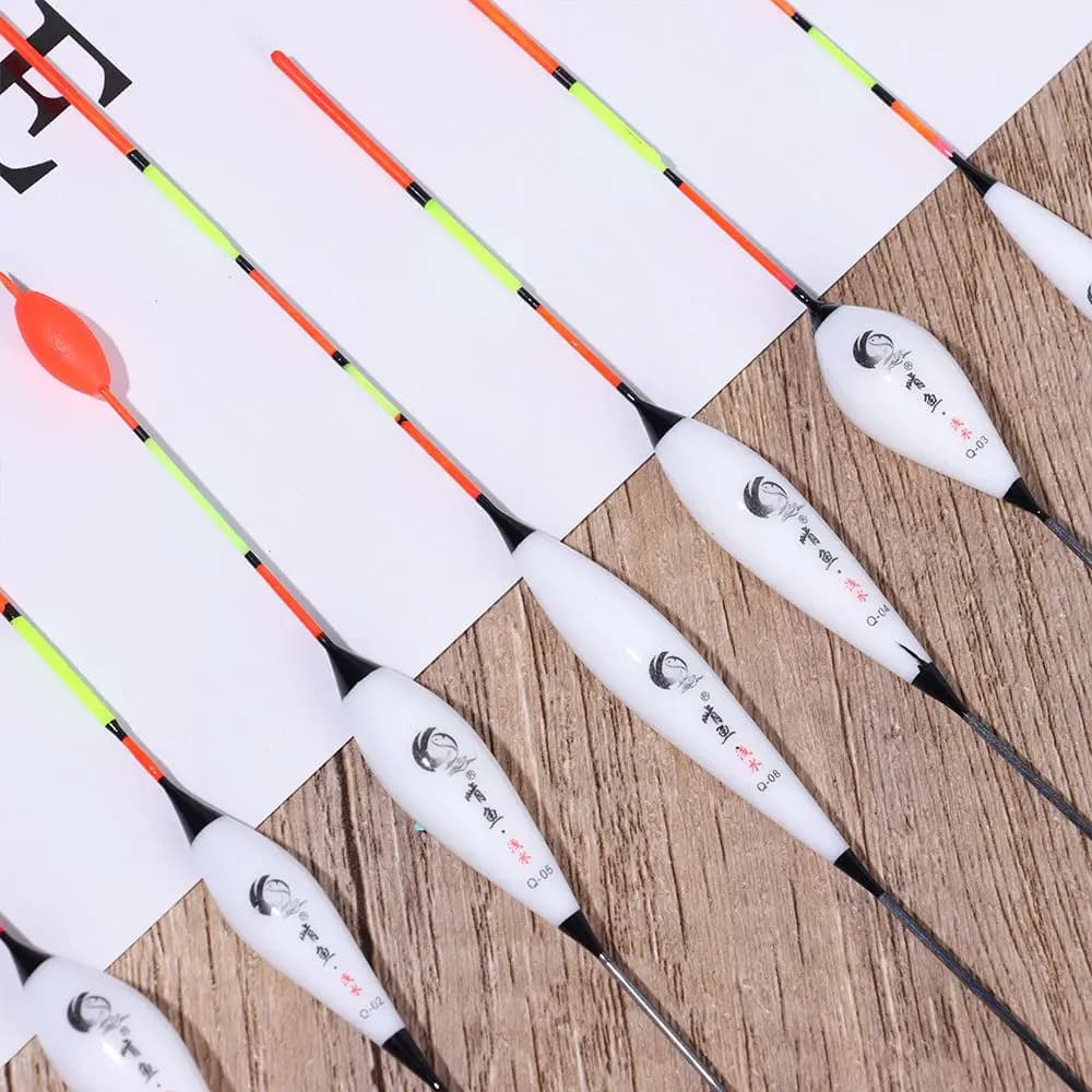 Flotteur pêche hiver résistant pour brèmes et carpes cruciennes, sensible et durable en plastique