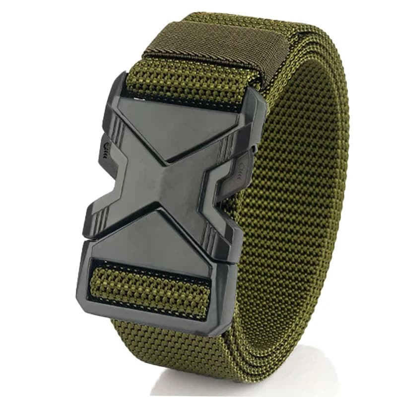 Ceinture homme 125cm nylon tressé - Légère respirante quotidien commute pêche outdoor