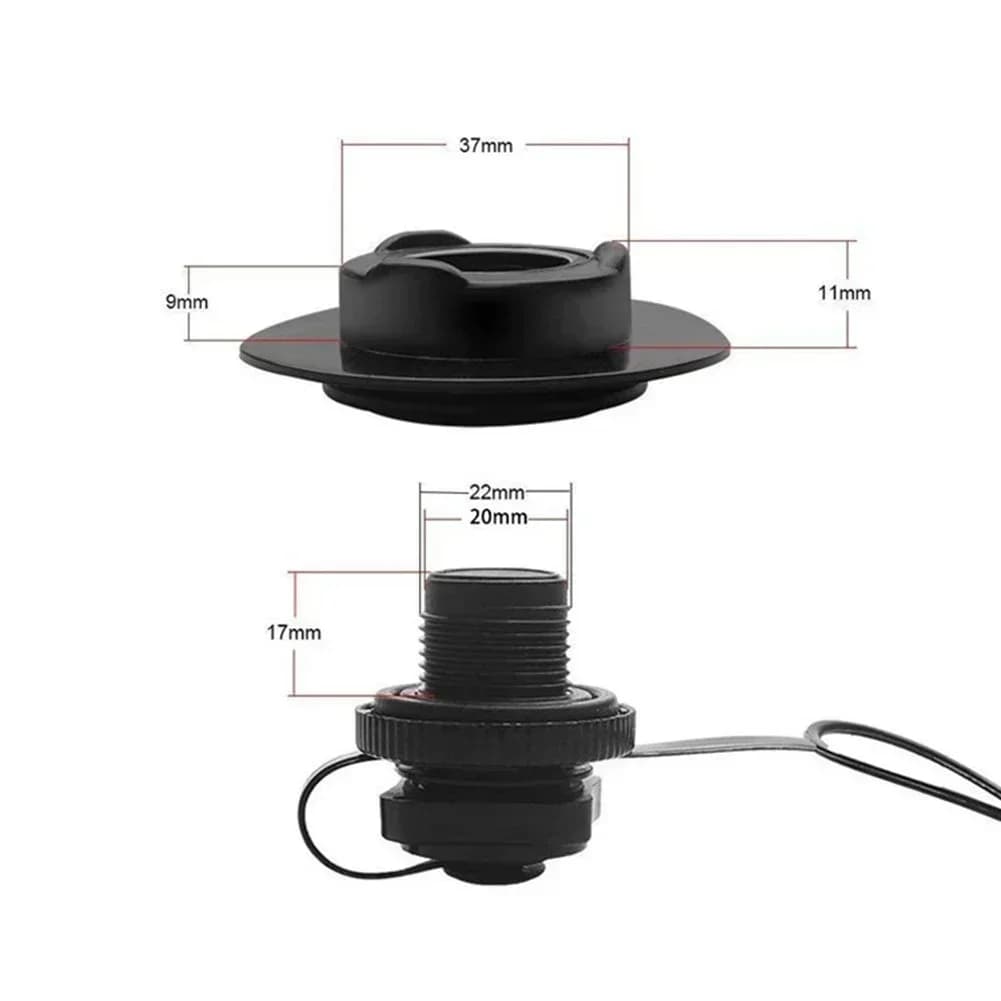 Valve à air octogonale Intex pour bateau gonflable pêche - Valve 2-en-1 38g/set étanche durable