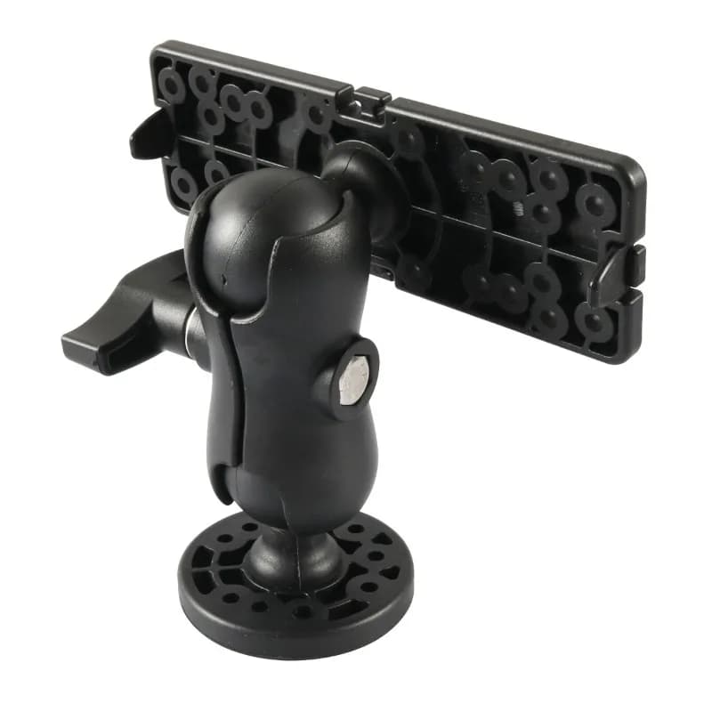Plaque support rotatif sondeur GPS bateau - base pivotante 360° fixation marine kayak