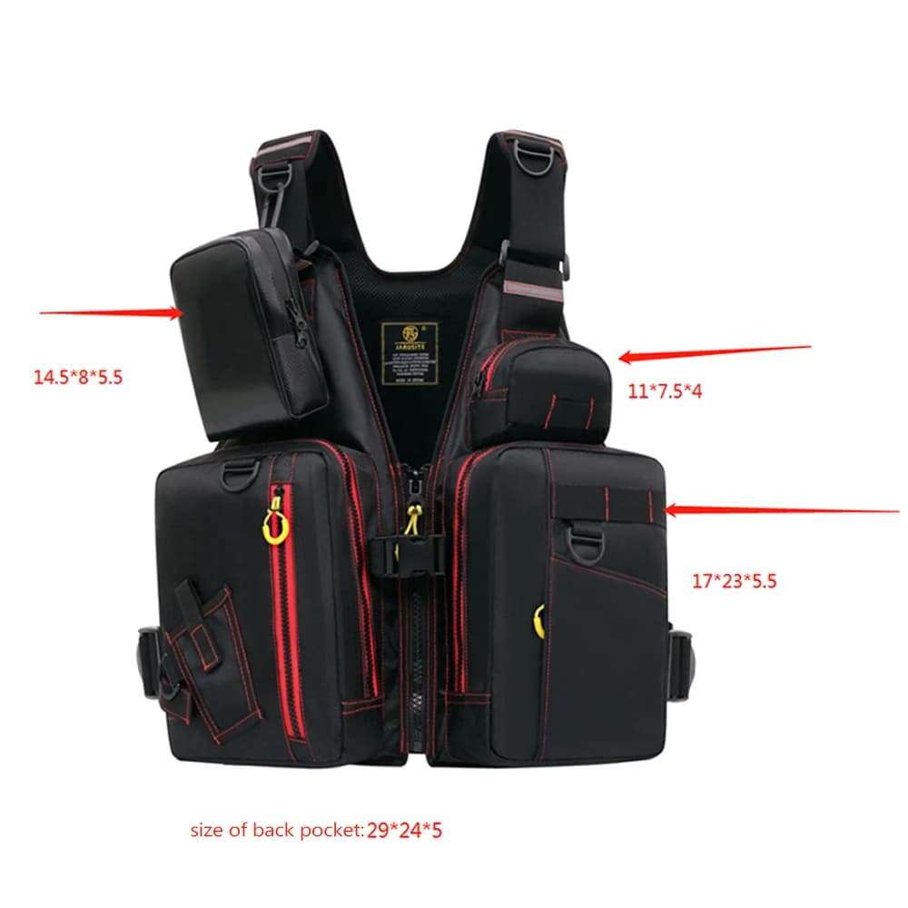 Veste de sauvetage multifonction pêche : sécurité, flottabilité et rangements essentiels pour vos sorties