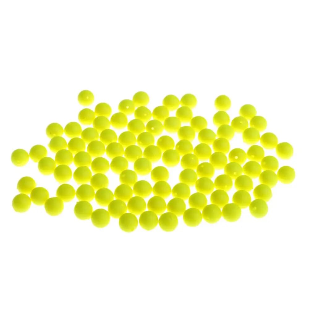 50 billes flottantes fluorescentes pour la pêche, indicateurs de touche en mousse, accessoires de pêche en