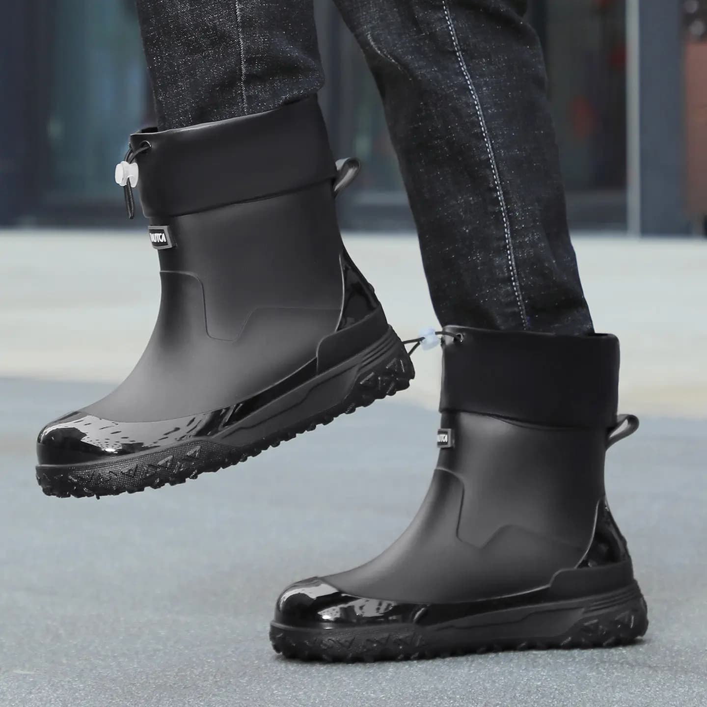 Bottes de pêche imperméables hommes antidérapantes 2026 - Chaussures caoutchouc travail cuisine résistantes