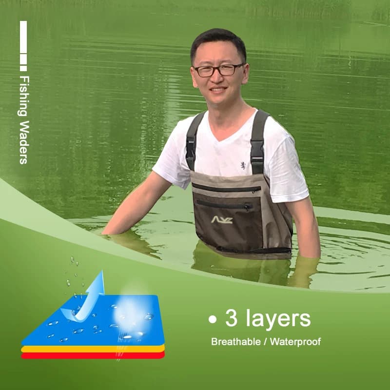 Waders de pêche respirants et imperméables, combinaison cuissarde pour la pêche à la mouche et la chasse