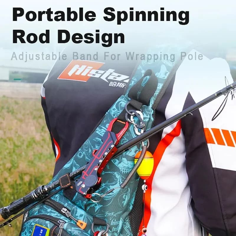 Sac à dos pêche HISTAR multifonction grande capacité imperméable sac bandoulière poitrine pêcheur