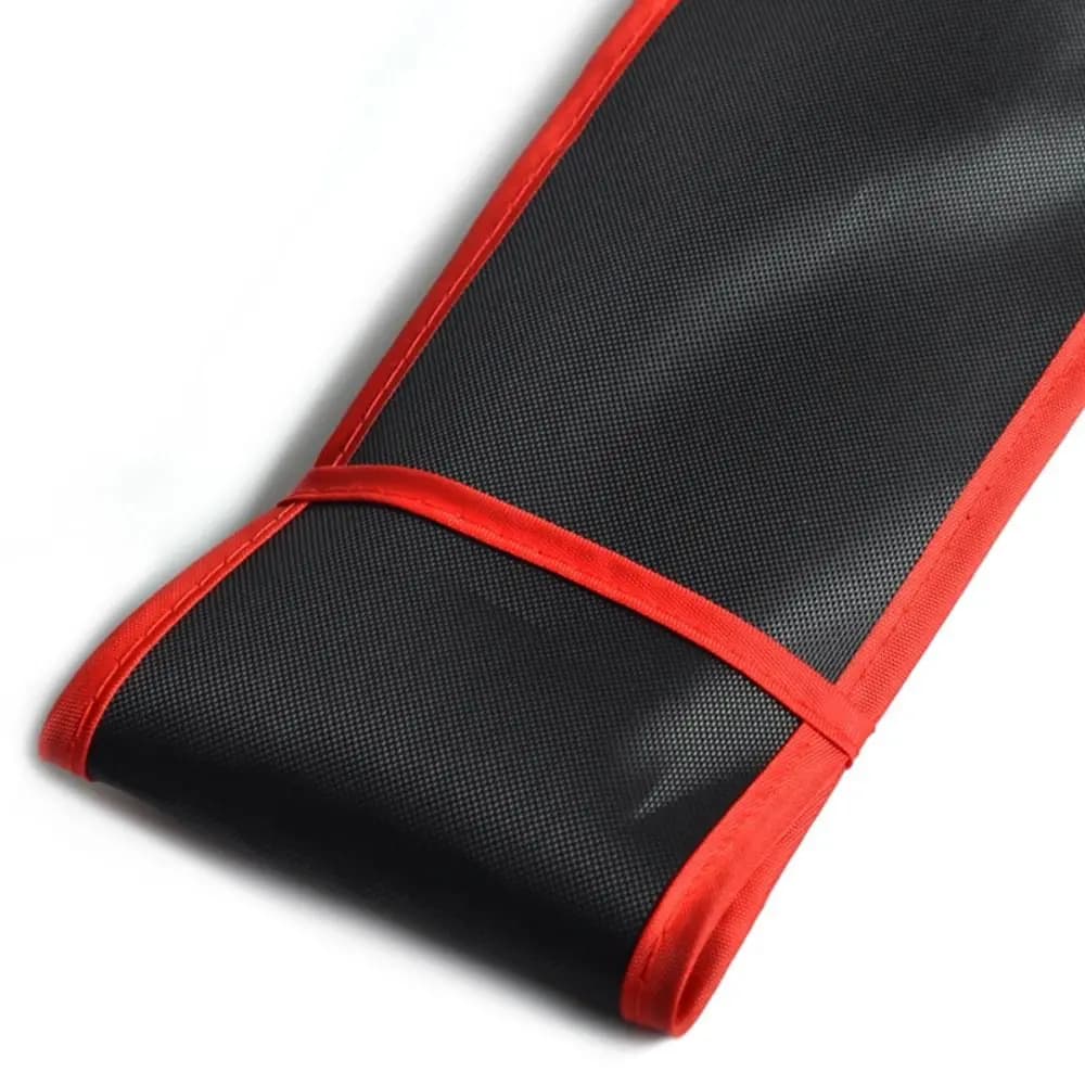 Sac de canne à pêche pliable portable double couche grande capacité pour rangement d'accessoires
