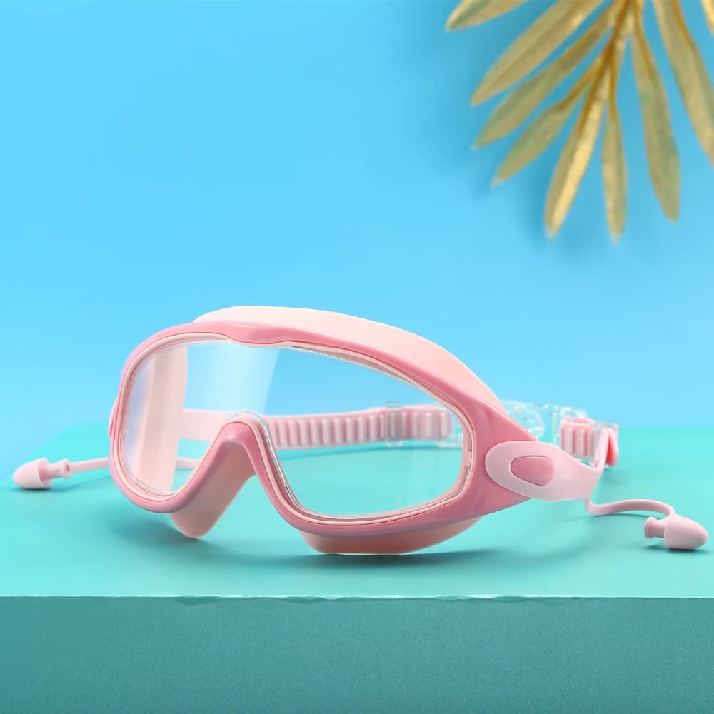 Lunettes de plongée enfants grande monture étanches anti-buée HD garçons filles pêche