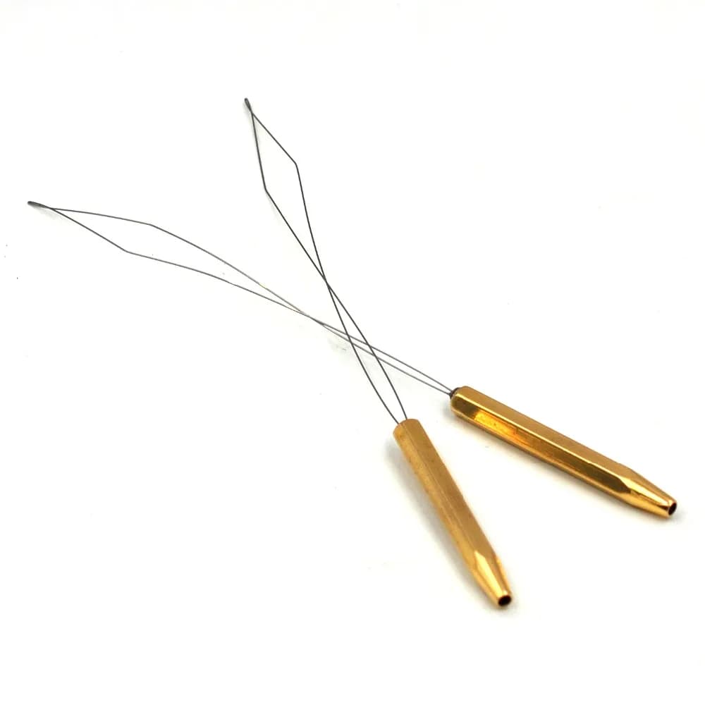 Bobine à fil pêche mouche en laiton avec outil demi-clef pour montage mouches sèches et nymphes