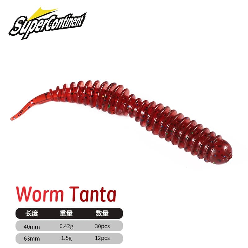 Leurre souple Tanta 40mm et 63mm avec sels odorants, appât silicone pour la pêche des carnassiers