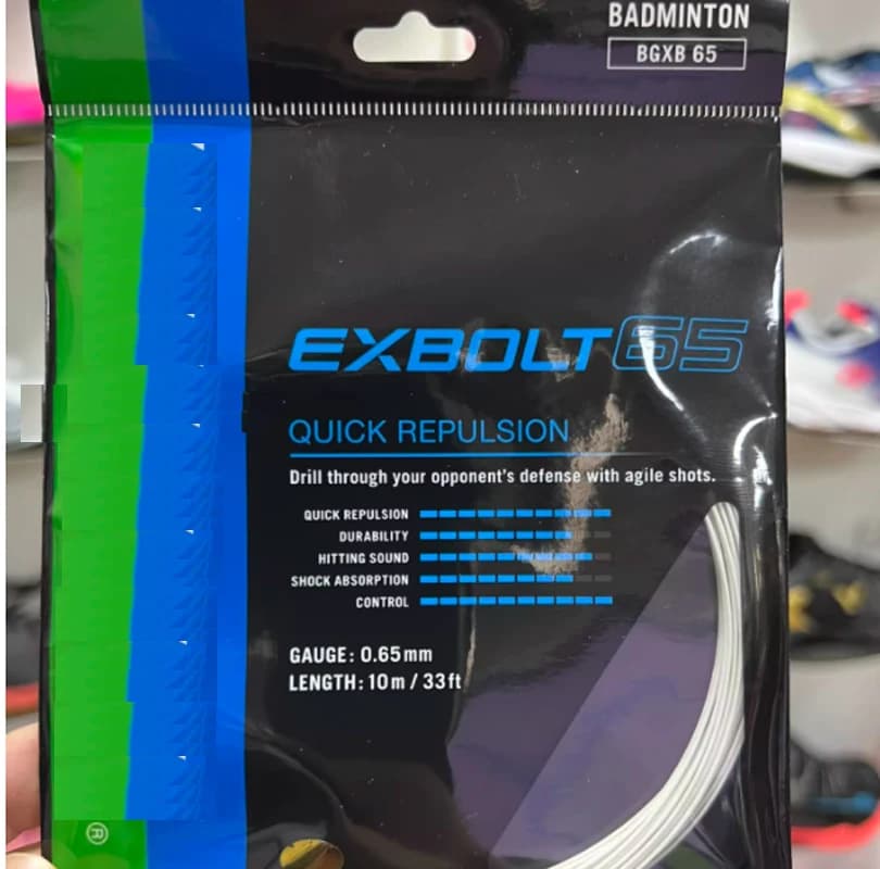 Service de cordage raquette badminton avec cordes originales GB65ti, XB65, XB68, BG80, Gosen65