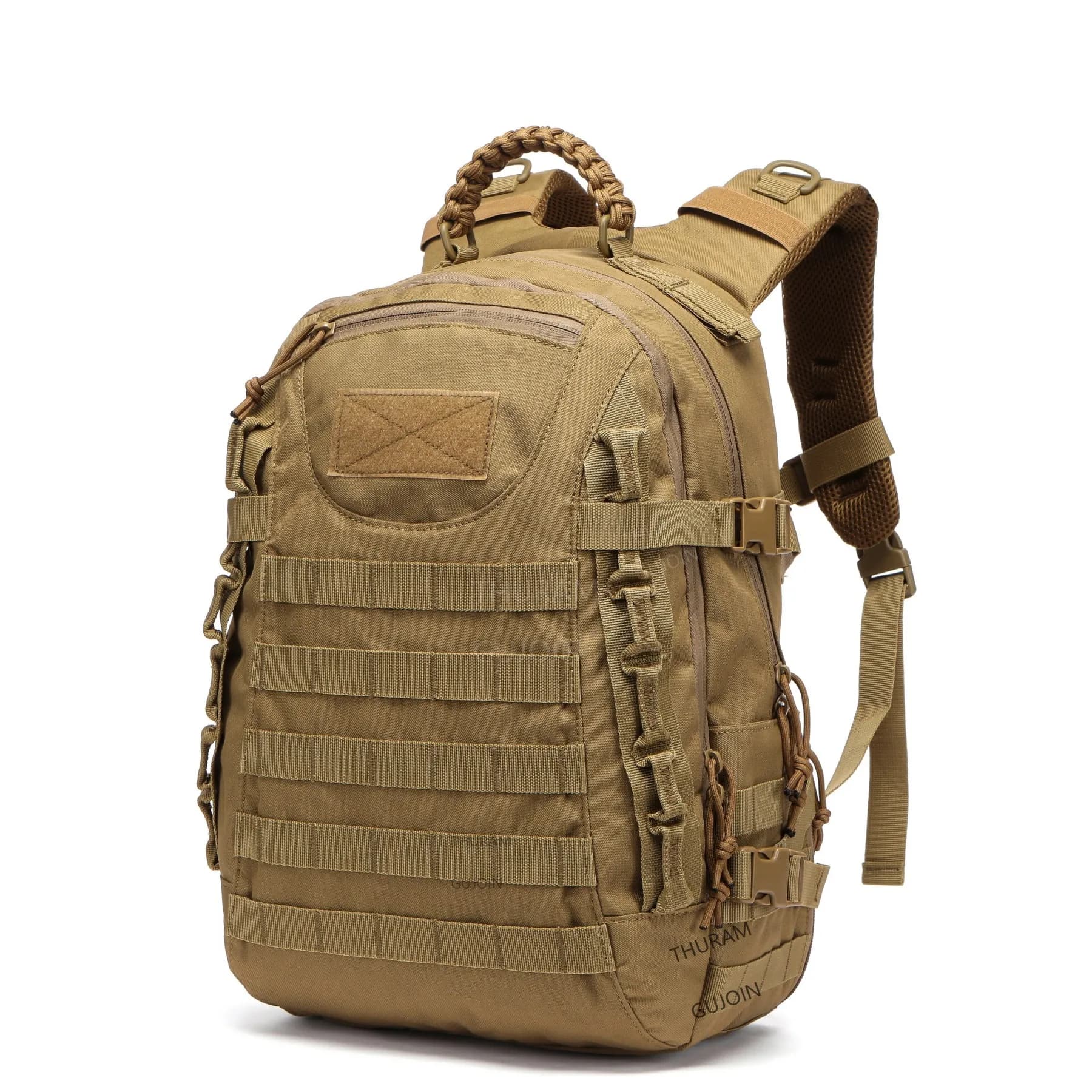Sac à dos tactique 38L étanche avec système MOLLE - Grand sac militaire pour randonnée camping survie
