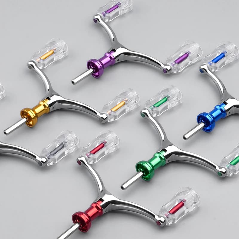 Manivelle spare spinning Linnhue aluminium pliable double grip 1000-4000 couleurs multiples