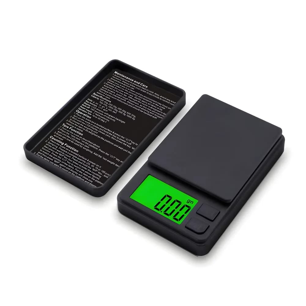 Balance de poche précision 1000g x 0.01g digitale grammes avec écran LCD rétroéclairé pour pêche nourriture bijoux